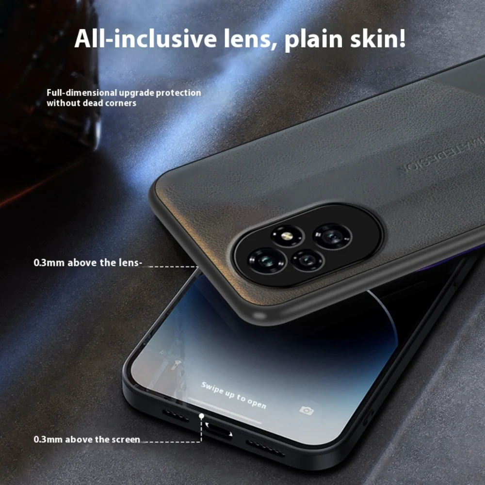 Honor 200/Pro - Matte Leather Full Cover Shockproof Protective Case - Image 8