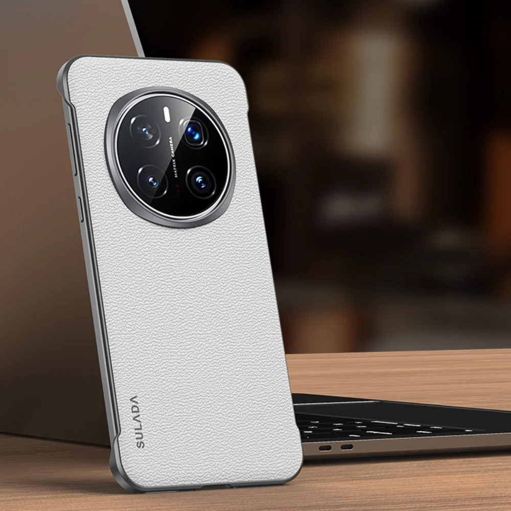 Honor Magic7/Pro - Genuine Leather Frameless Protective Case - Image 5