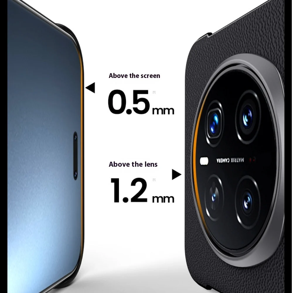 Honor Magic7/Pro - Genuine Leather Frameless Protective Case - Image 9