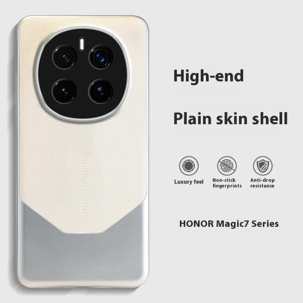 Honor Magic6/Pro - Matte Leather Full Cover Shockproof Protective Case - Image 10