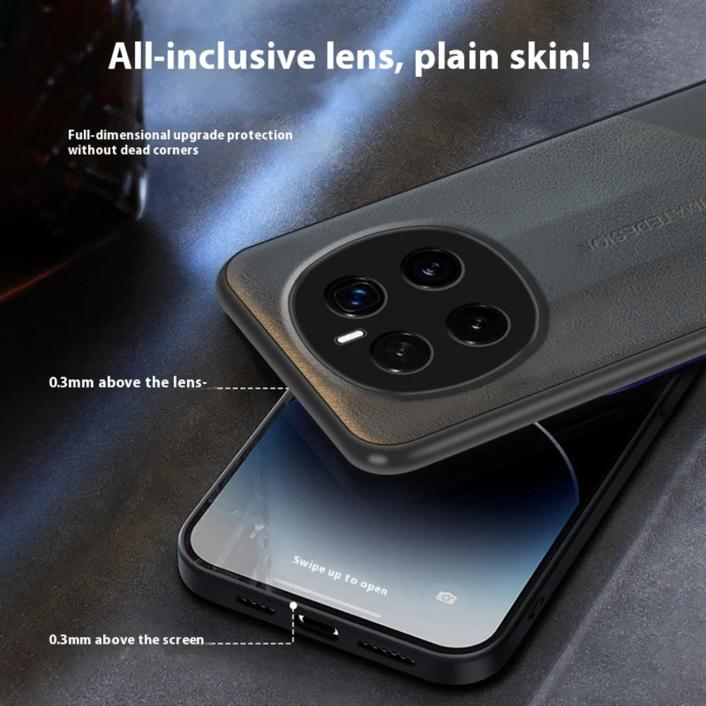 Honor Magic6/Pro - Matte Leather Full Cover Shockproof Protective Case - Image 7