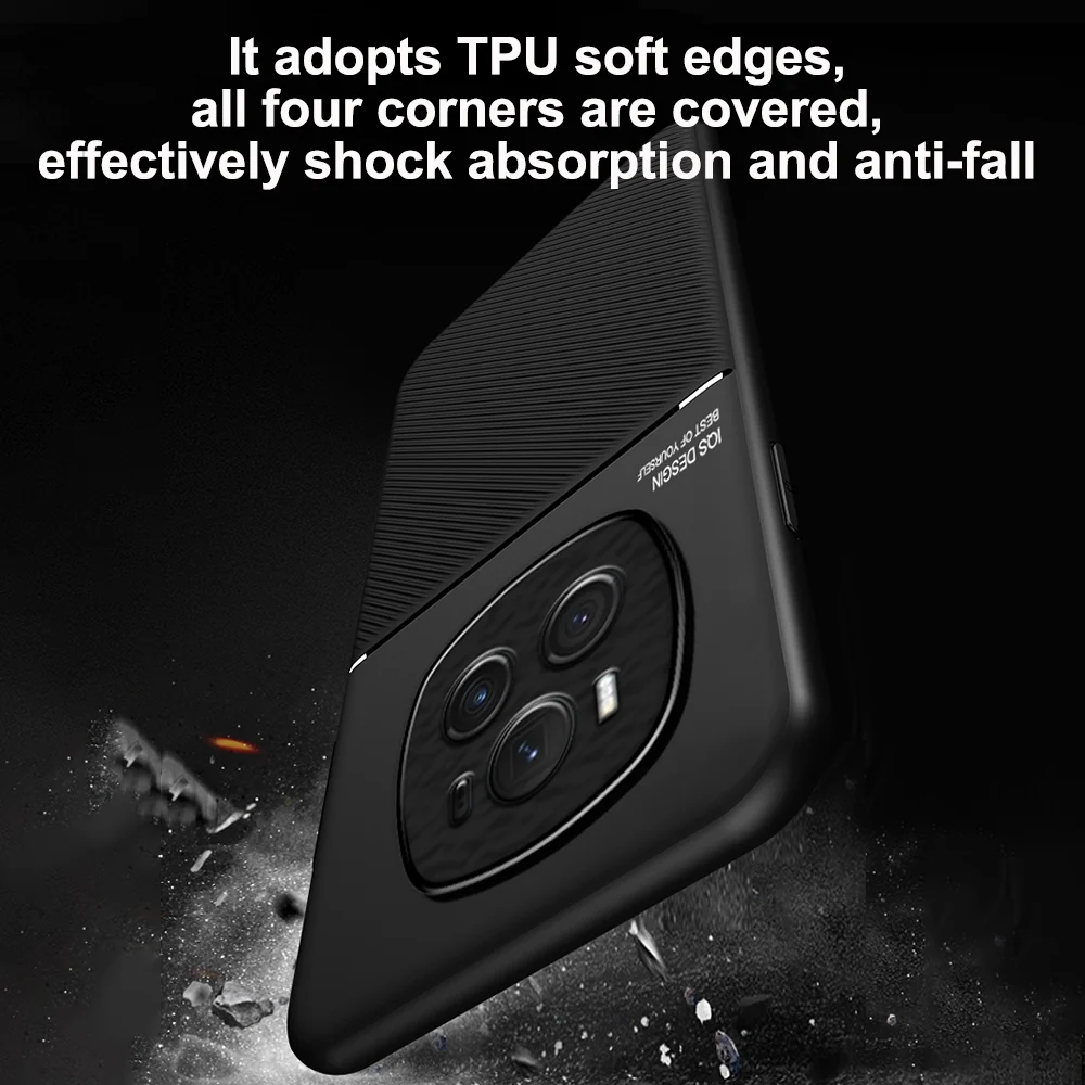 Honor Magic6/Pro - Oblique Stripe PC + TPU 2-in-1 All Inclusive Magnetic Protective Case - Image 8