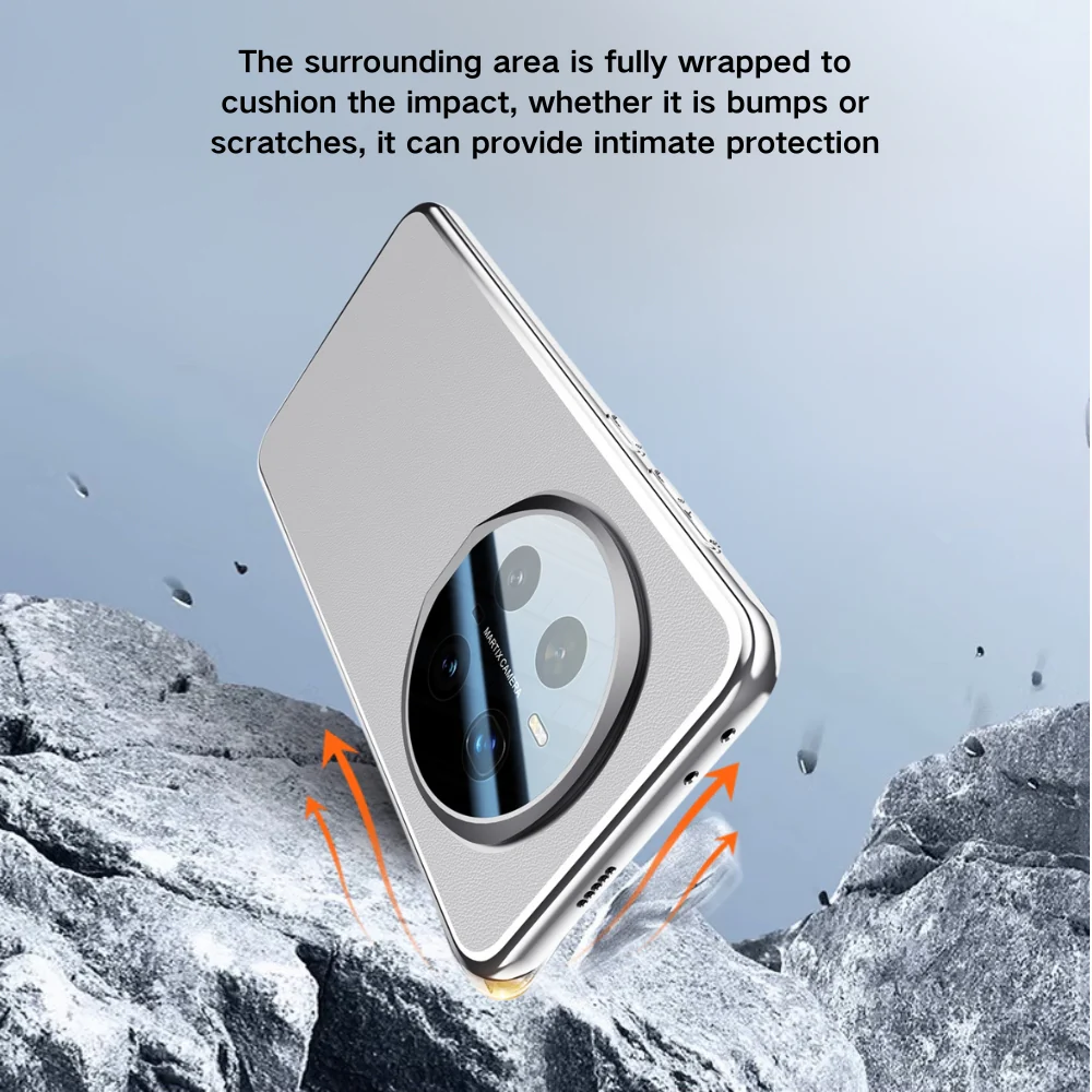 Honor Magic7/Pro - PC Material Transparent Lens Cover Stand Protection Case - Image 10