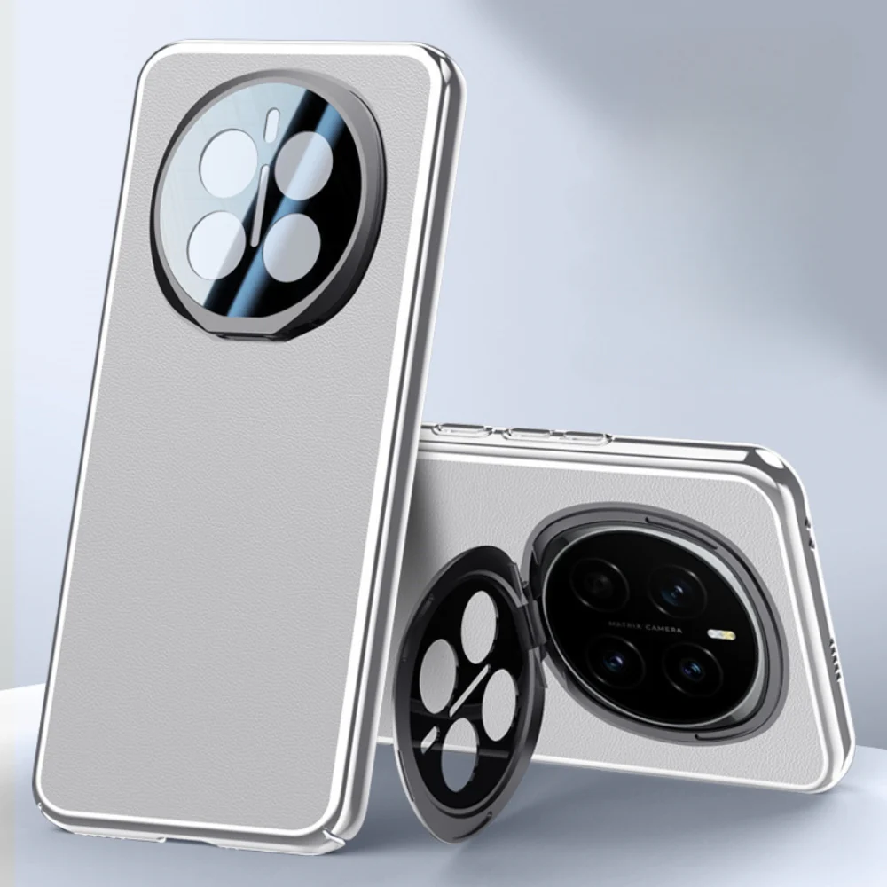 Honor Magic7/Pro - PC Material Transparent Lens Cover Stand Protection Case - Image 3