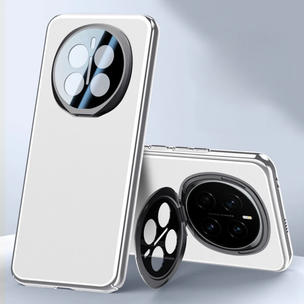 Honor Magic7/Pro - PC Material Transparent Lens Cover Stand Protection Case - Image 5