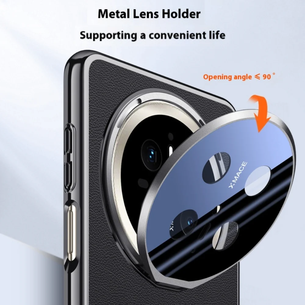 Honor Magic7/Pro - PC Material Transparent Lens Cover Stand Protection Case - Image 6