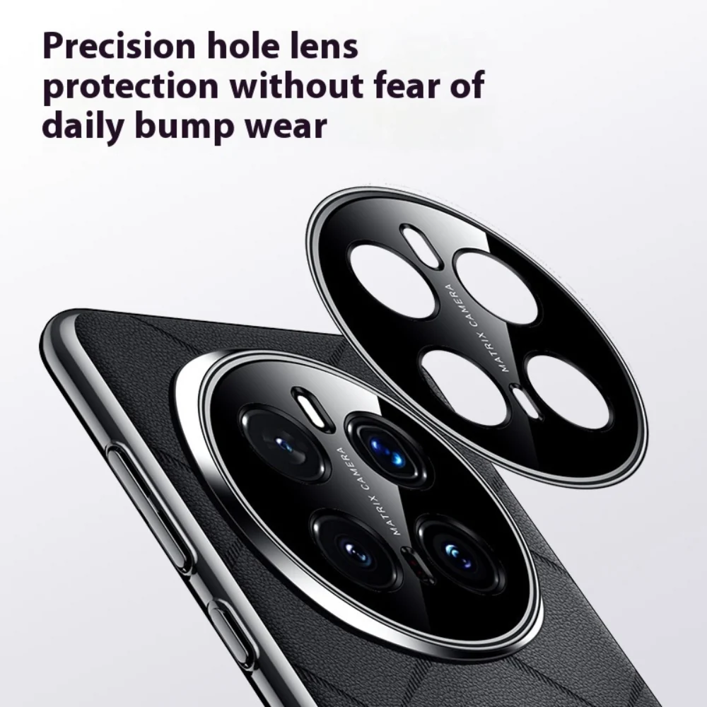 Honor Magic7/Pro - Plain Leather PC Phone Case - Image 7