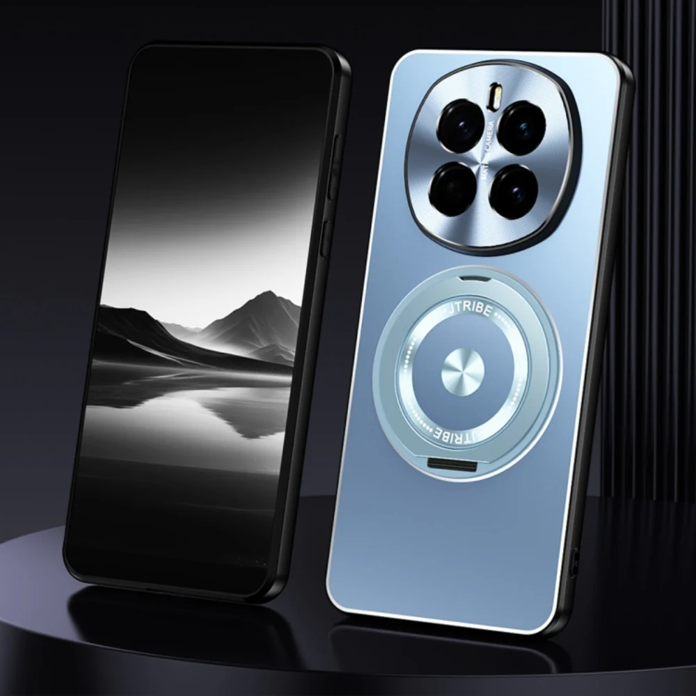Honor 200/Pro - Rotating Holder Frosted Metal Phone Case - Image 3