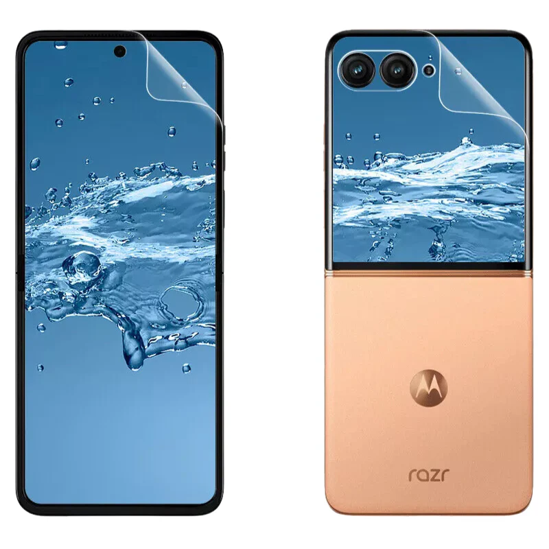 [Hydrogel][HD] Motorola Moto Razr 50/Ultra - Hydrogel Ultra-Clear Soft TPU Protective Film Protector