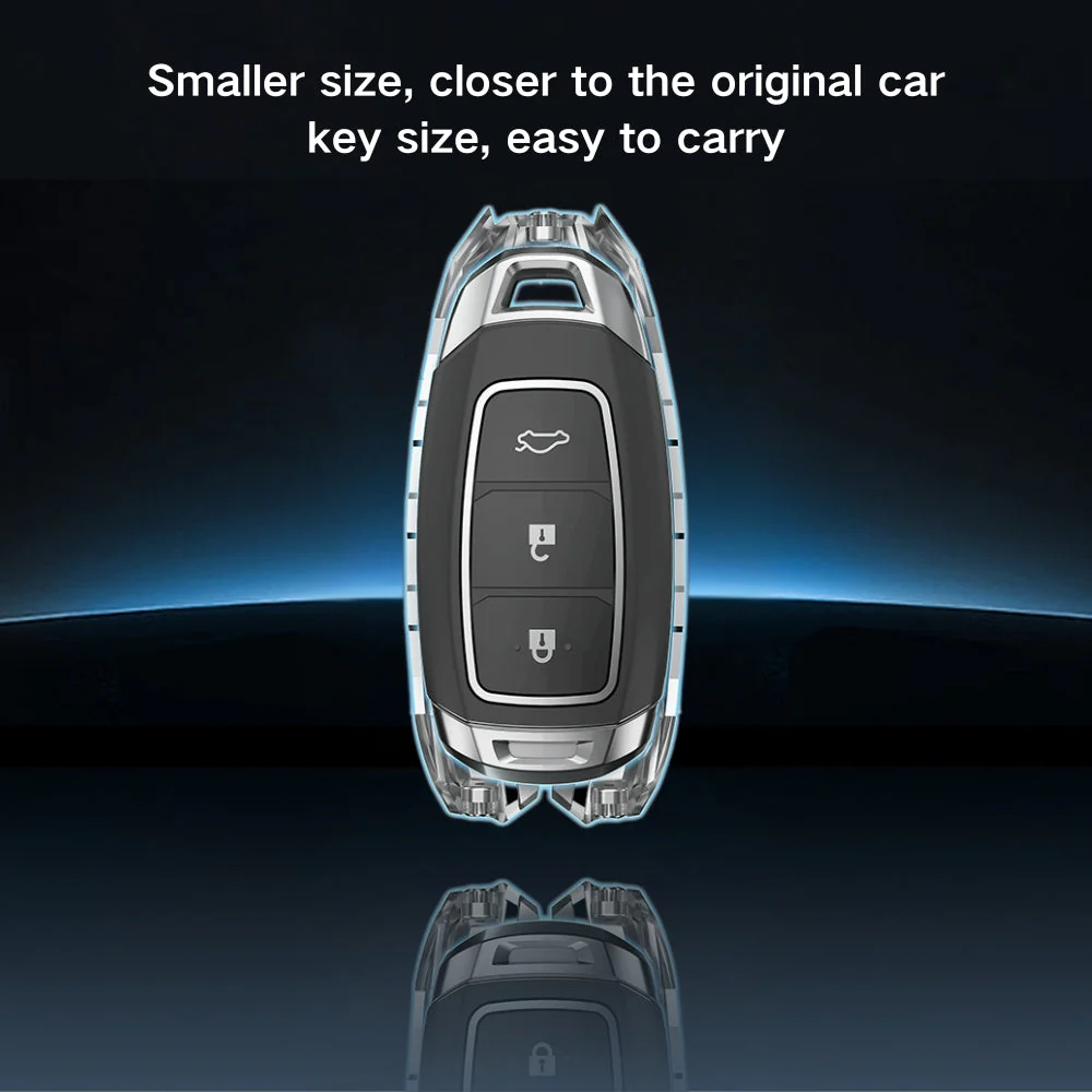 Hyundai Zinc Alloy Car Key Fob Protective Case Cover For Tucson, Sonata Fe, Creta, Ix25, Ix35, Ix45, Verna, Solaris, Mistra, Elantra, Accent - Image 11