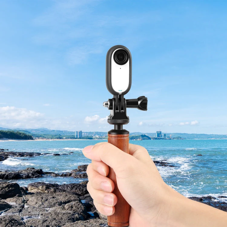 Insta360 GO 3 / GO 3S PULUZ Body Plastic Protective Frame Cage with Screw & Adapter (Black) - Image 7