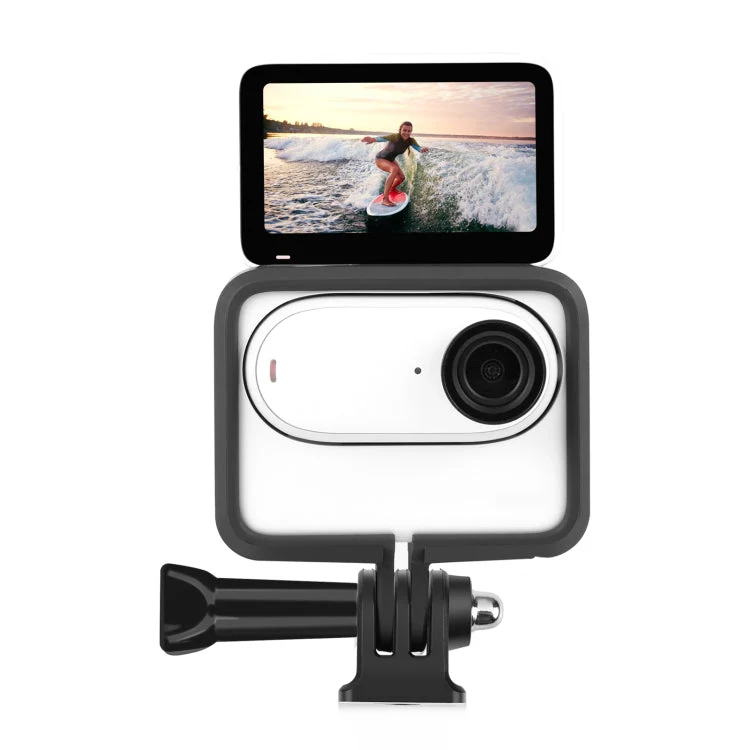 Insta360 GO 3 / GO 3S PULUZ Camera Battery Case Cooling Plastic Protective Frame (Black) - Image 4