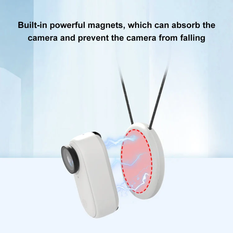 Insta360 GO 3 / GO 3S PULUZ Magnetic Pendant Holder Quick Release Neck Strap - Image 4