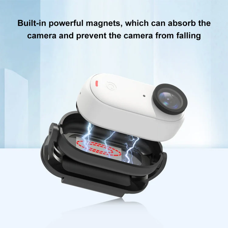 Insta360 GO3 / GO 3S PULUZ Easy Clip Hat Clip Quick Release Clamp Magnetic Frame Fixed Mount - Image 5