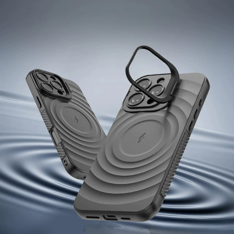 iPhone 15/Plus/Pro/Pro Max MagSafe TPU Case with Camera Stand, Shockproof & Anti-Fingerprint Design - Image 8