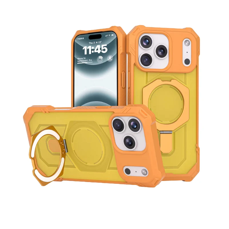 iPhone 17/Air/Pro/Pro Max MagSafe Shockproof Adventure Case with Kickstand - Image 4