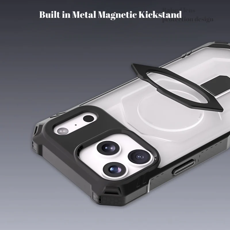 iPhone 17/Air/Pro/Pro Max MagSafe Shockproof Adventure Case with Kickstand - Image 7