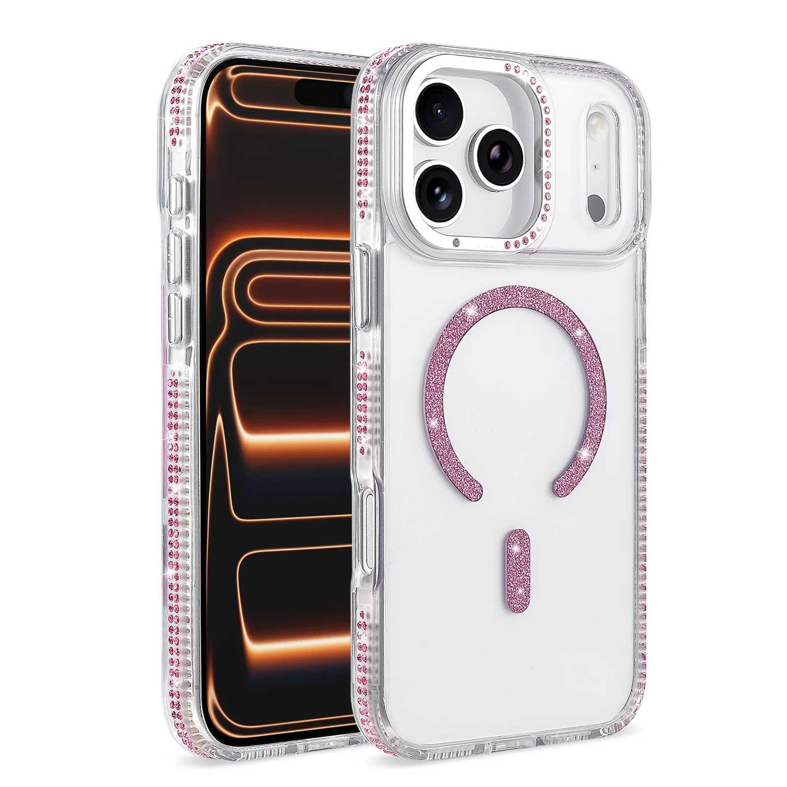 iPhone 17 Air Transparent Slim Shockproof Case with MagSafe Magnetic Ring & Raised Camera Protection - Image 10
