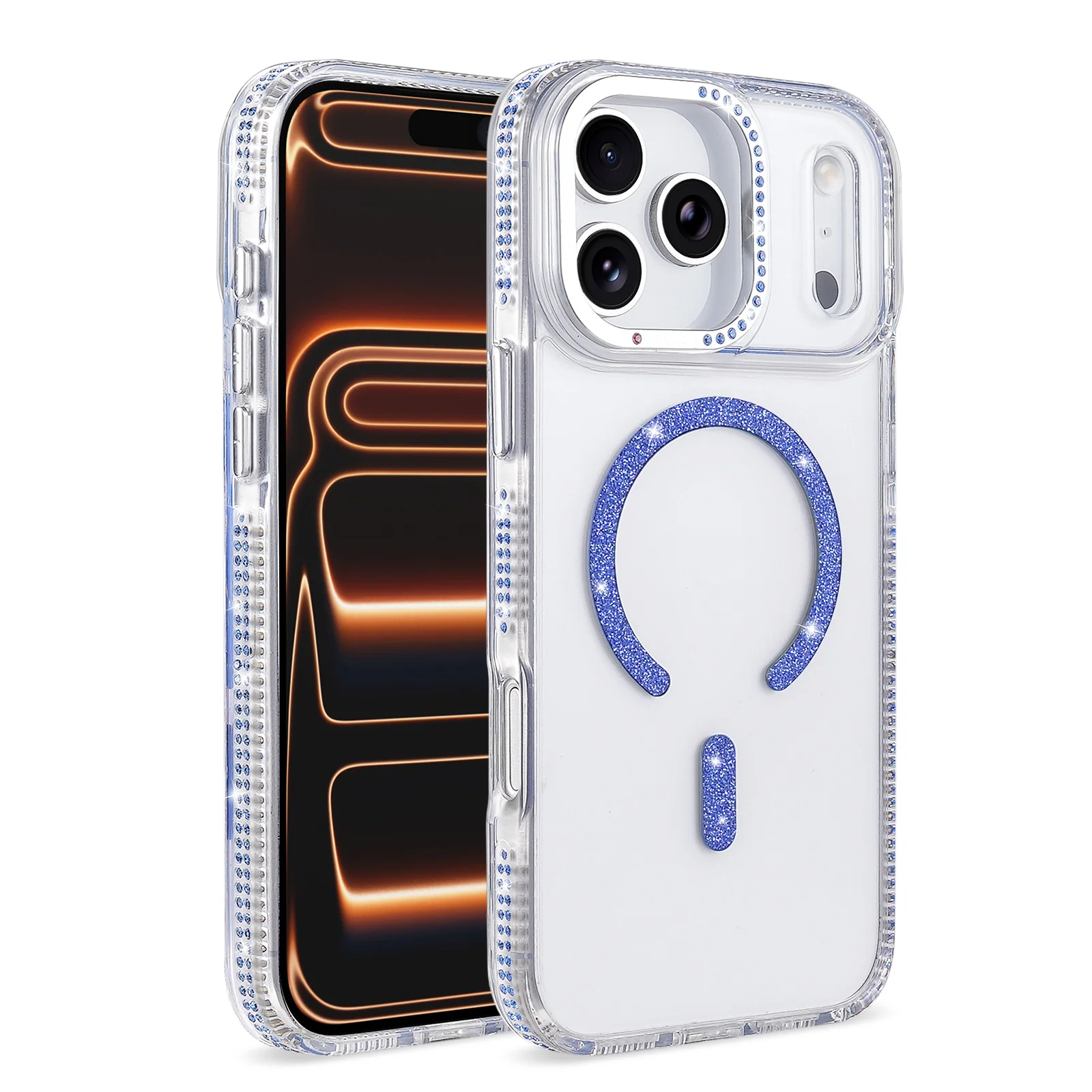 iPhone 17 Air Transparent Slim Shockproof Case with MagSafe Magnetic Ring & Raised Camera Protection - Image 7