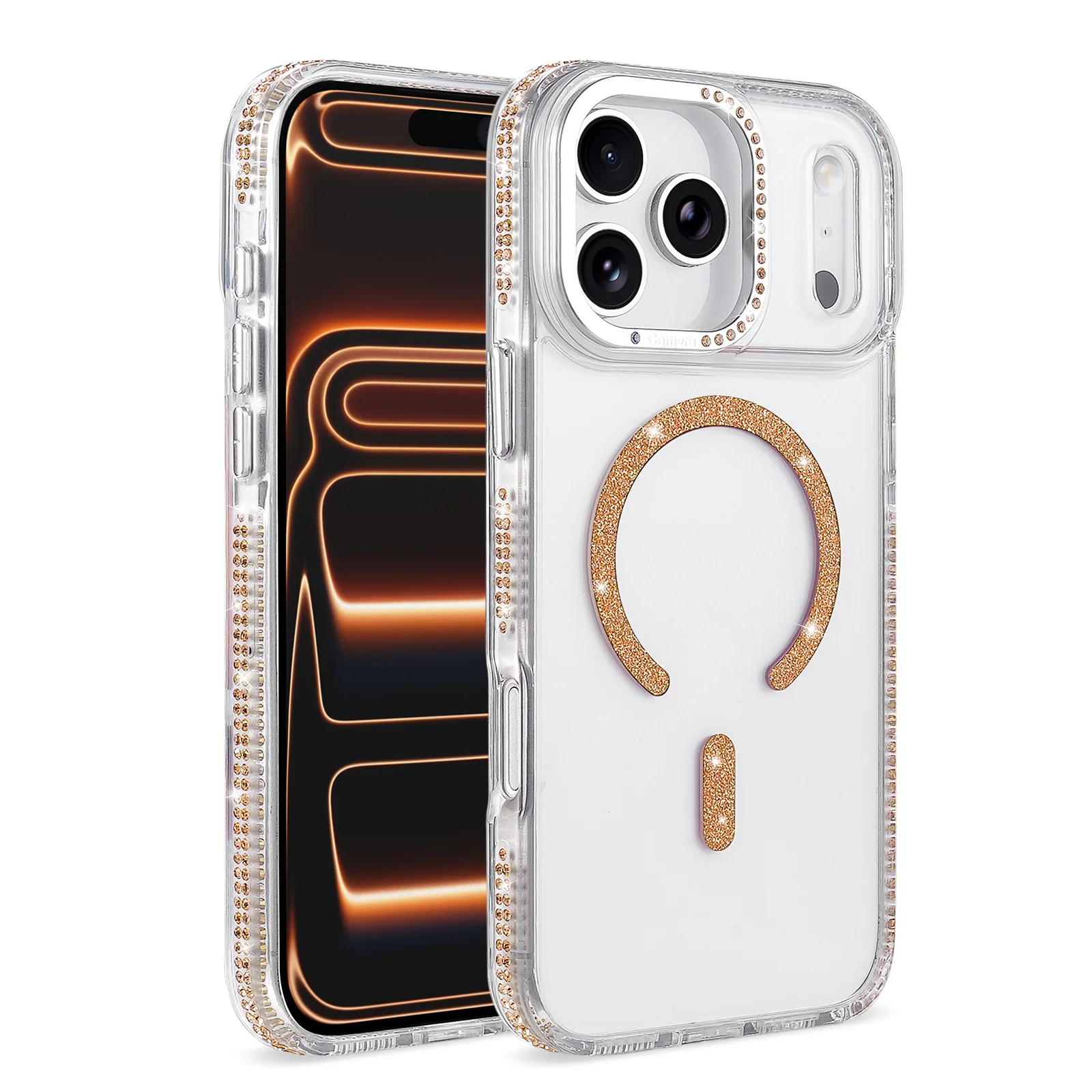 iPhone 17 Air Transparent Slim Shockproof Case with MagSafe Magnetic Ring & Raised Camera Protection - Image 8