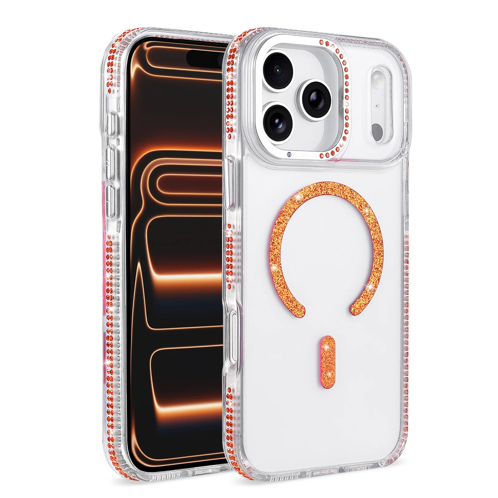 iPhone 17 Air Transparent Slim Shockproof Case with MagSafe Magnetic Ring & Raised Camera Protection - Image 9