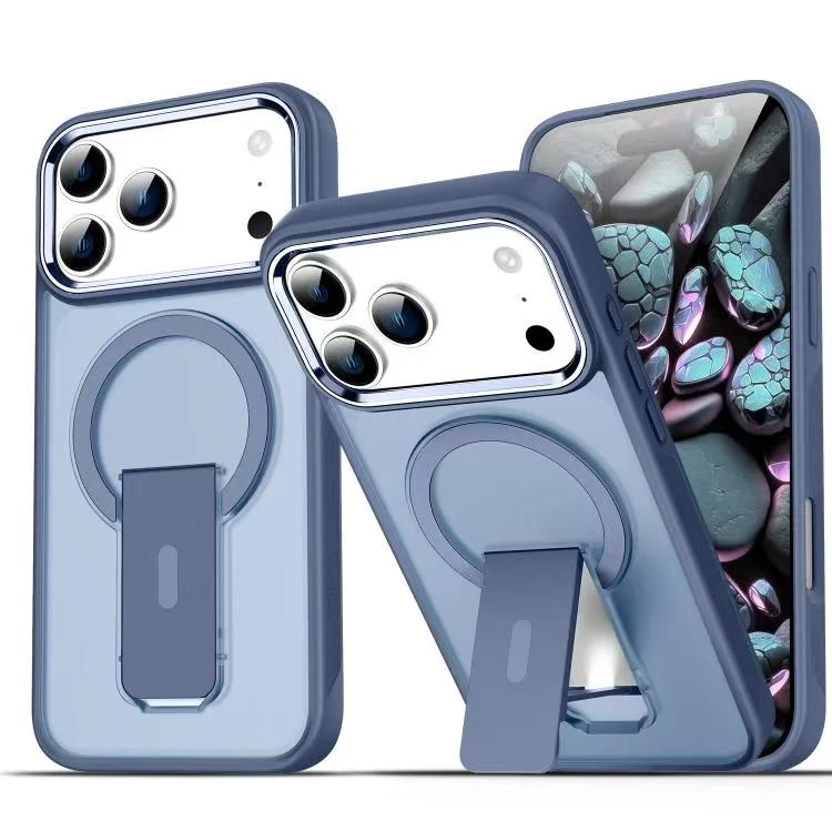 iPhone 17/Pro/Pro Max Matte MagSafe Magnetic Shockproof Heavy Duty Case with kickstand - Image 10