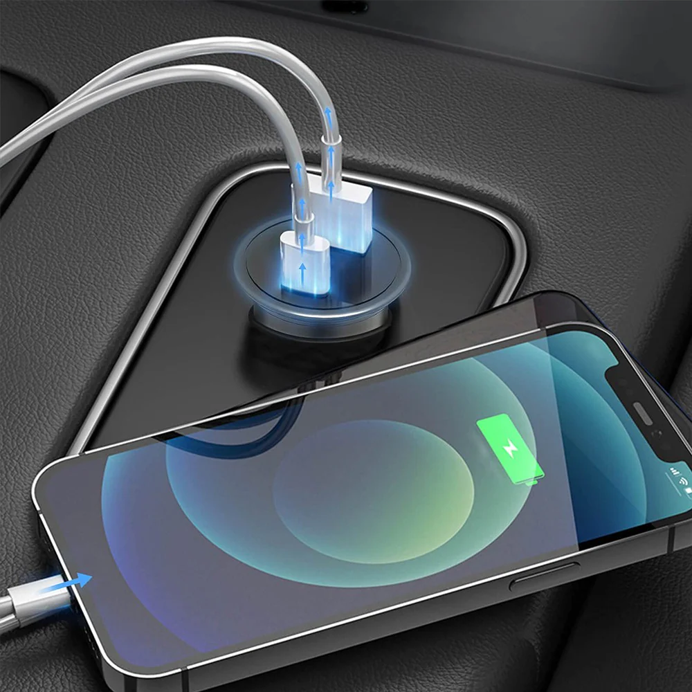 iQuick CQ2 38W Fast Car Charging USB-A & USB-C Ports - Image 8
