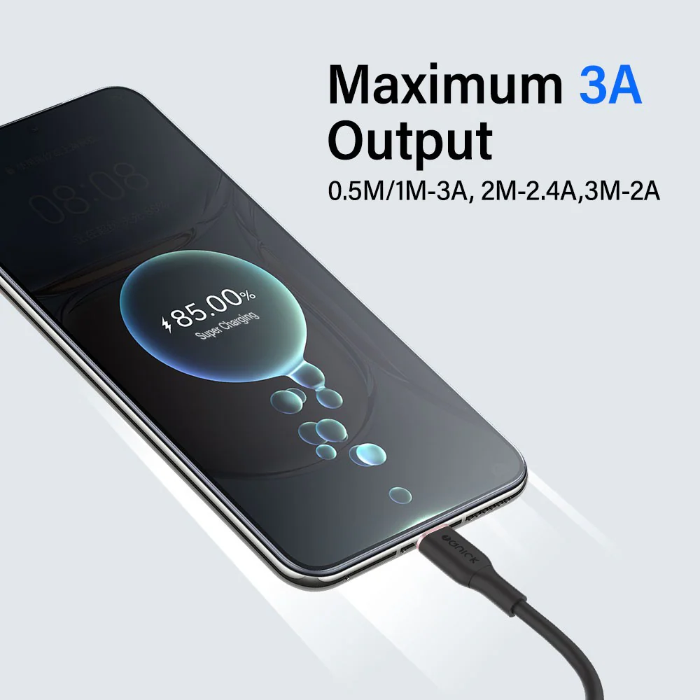 iQuick PowerWire 1 Series TPE Charging Data Cable Type-C to Type-C 3m Compatible for iPhone 15 16 17 Series - Image 3