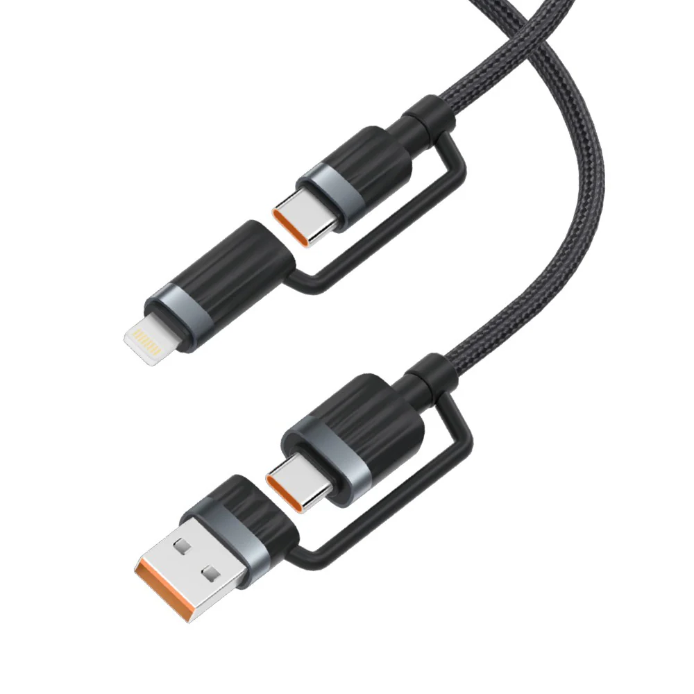 iQuick TransWire I Series 4 in 1 Charging Date Cable 1.2m - Image 3