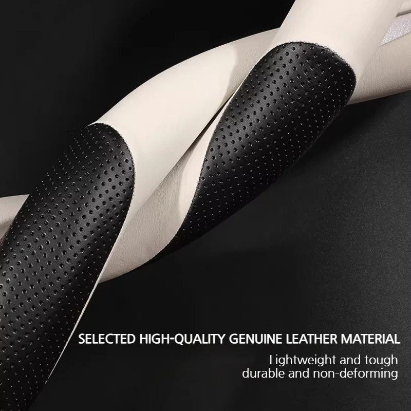 Jaguar Ultra-Thin Anti-Slip Steering Wheel Cover for XFL, XEL, F-PACE, F-TYPE, XJ, XF, XJL - Image 4