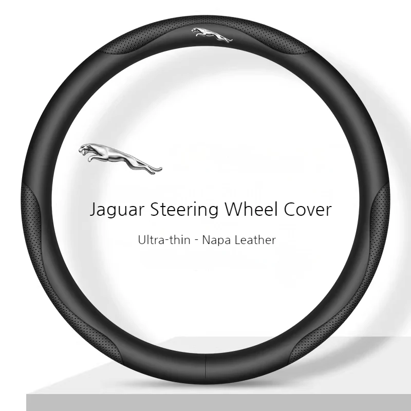 Jaguar Ultra-Thin Anti-Slip Steering Wheel Cover for XFL, XEL, F-PACE, F-TYPE, XJ, XF, XJL - Image 8