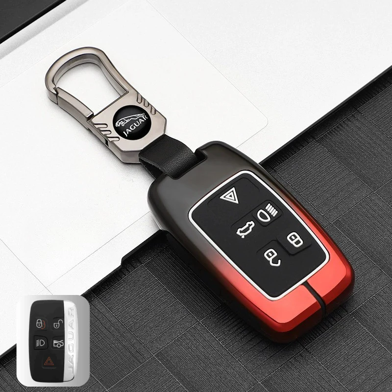 Jaguar Zinc Alloy + Silicone Smart Car Key Fob Case Cover For XEL, XJ, F-PACE, XFL, E-PACE, XE, XF, F-TYPE - Image 9
