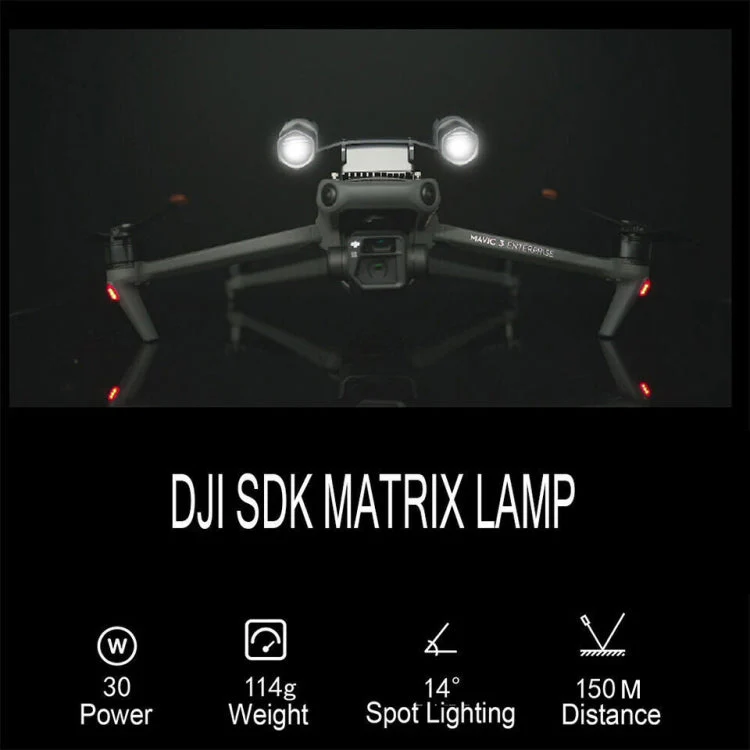JZ T30 Matrix Lamp Spotlight for DJI Mavic 3E/3T - Image 4