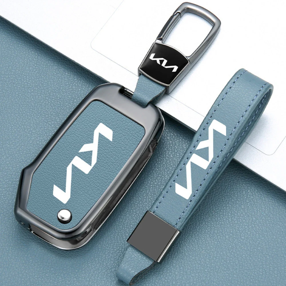 Kia Zinc Alloy Leather Car Key Protection Fob Case Cover For Sportage, Carnival, Sedona, K3, K4, K5 - Image 13