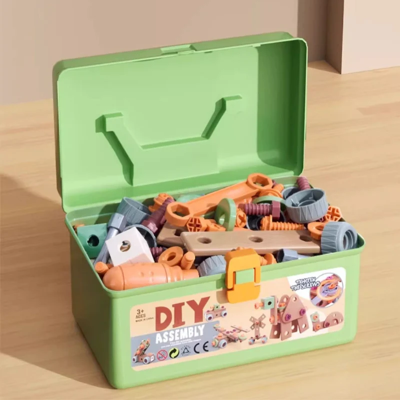 Kids DIY Assembly Construction Tool Set – Creative Building & Parent-Child Interactive Learning Toy - Image 11