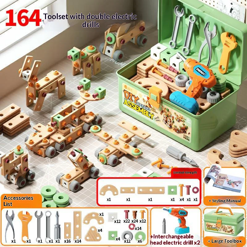 Kids DIY Assembly Construction Tool Set – Creative Building & Parent-Child Interactive Learning Toy - Image 13