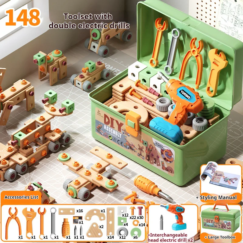 Kids DIY Assembly Construction Tool Set – Creative Building & Parent-Child Interactive Learning Toy - Image 14