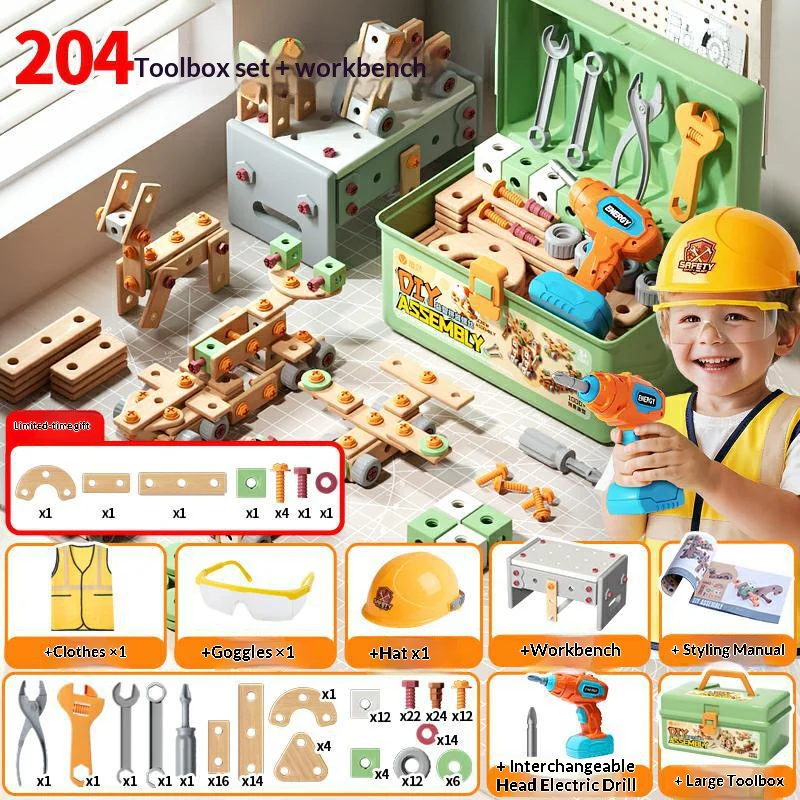 Kids DIY Assembly Construction Tool Set – Creative Building & Parent-Child Interactive Learning Toy - Image 17