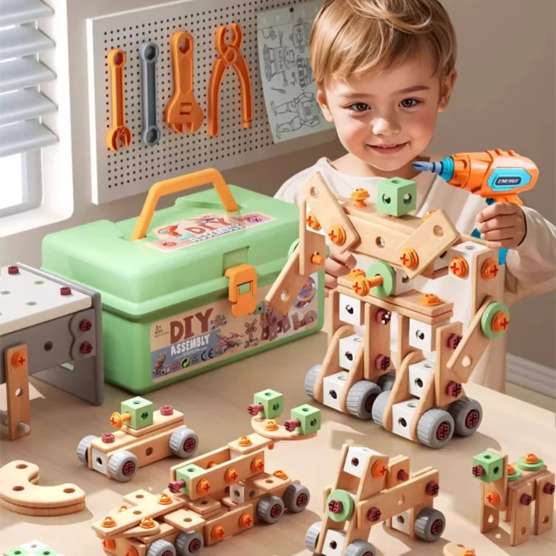 Kids DIY Assembly Construction Tool Set – Creative Building & Parent-Child Interactive Learning Toy - Image 2