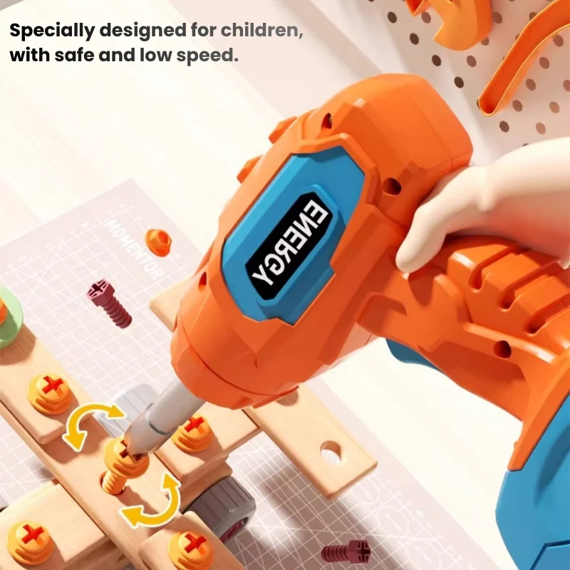 Kids DIY Assembly Construction Tool Set – Creative Building & Parent-Child Interactive Learning Toy - Image 4