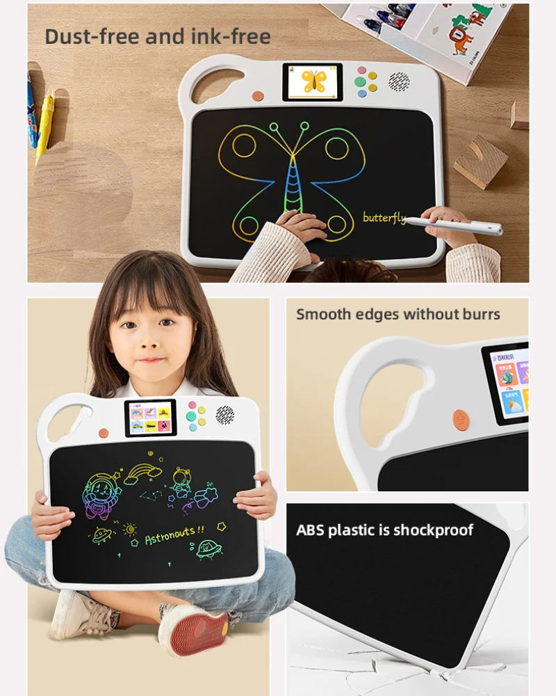 Kids Multifunction Learning Tablet with Anti-Blue Light LCD Screen – Read, Write, Draw & Learn Interactive Educational Toy - Image 16