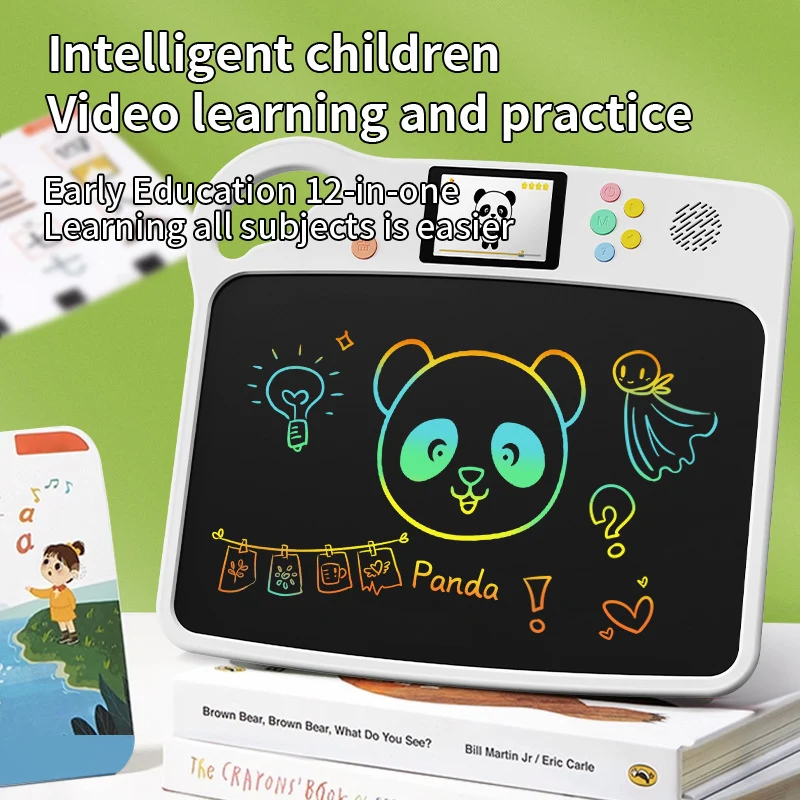 Kids Multifunction Learning Tablet with Anti-Blue Light LCD Screen – Read, Write, Draw & Learn Interactive Educational Toy - Image 3