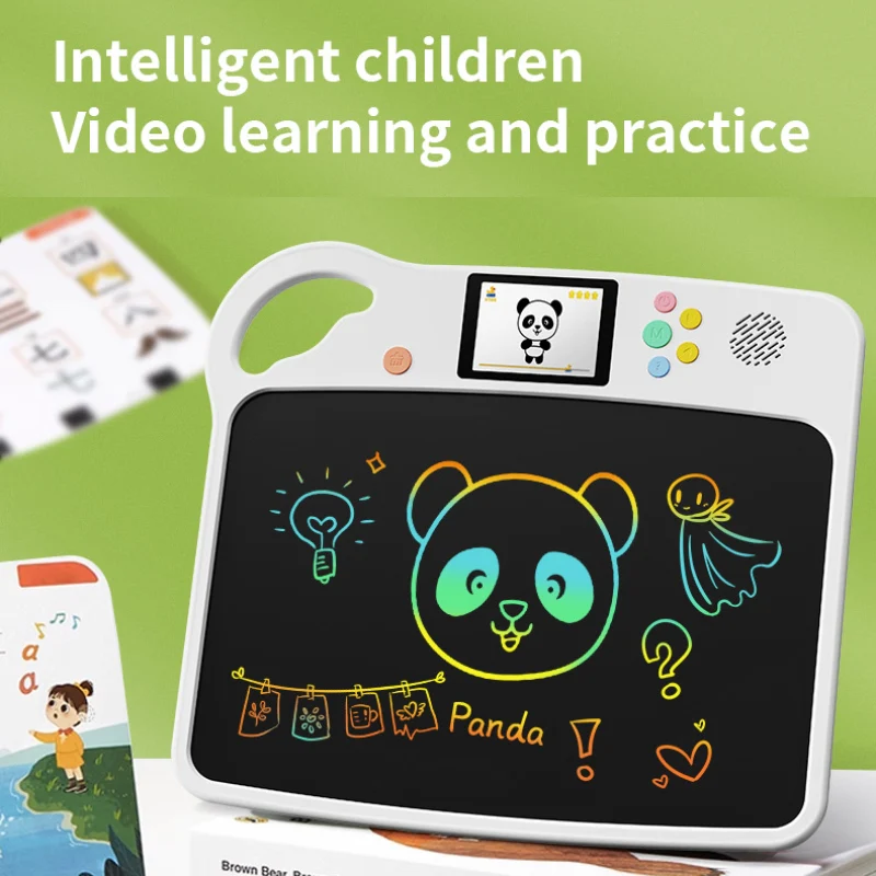 Kids Multifunction Learning Tablet with Anti-Blue Light LCD Screen – Read, Write, Draw & Learn Interactive Educational Toy - Image 4
