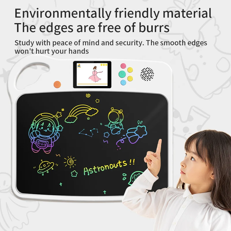Kids Multifunction Learning Tablet with Anti-Blue Light LCD Screen – Read, Write, Draw & Learn Interactive Educational Toy - Image 5