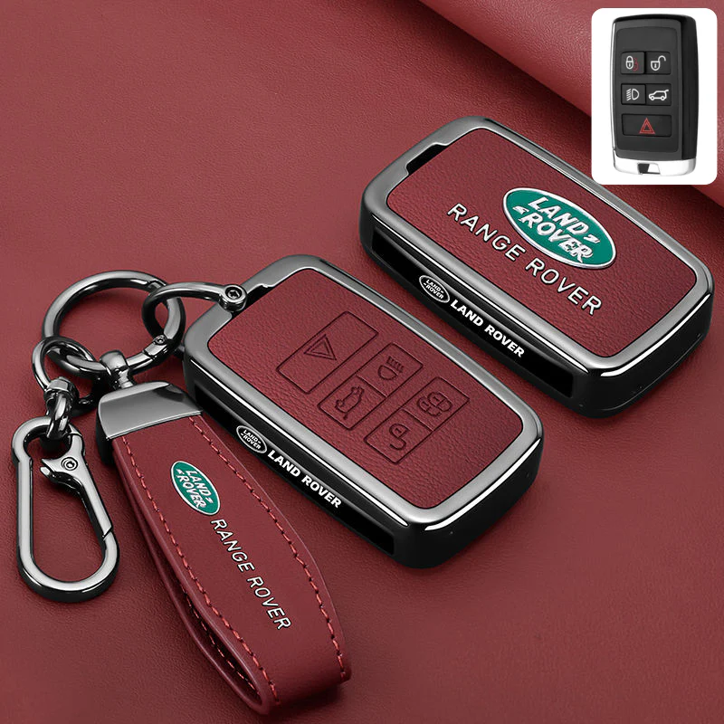 Land Rover Premium Leather Protection Car Key Fob Case Cover For Range Rover Evoque, Velar, Discovery 4/5, Sport, Defender - Image 6