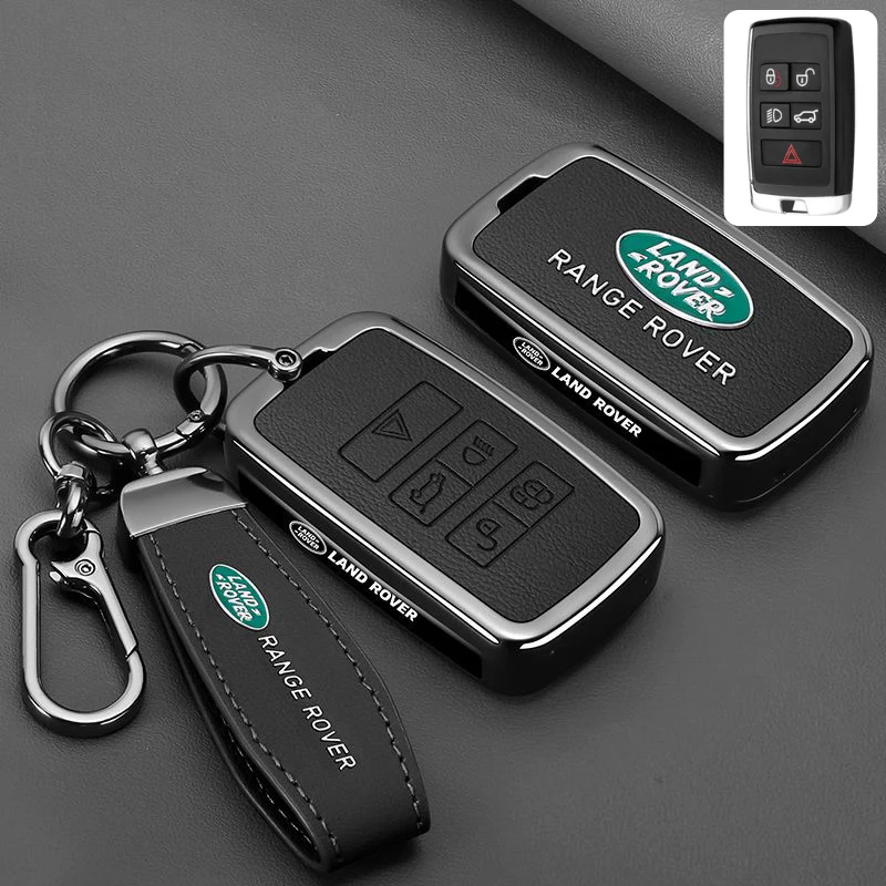 Land Rover Premium Leather Protection Car Key Fob Case Cover For Range Rover Evoque, Velar, Discovery 4/5, Sport, Defender - Image 8
