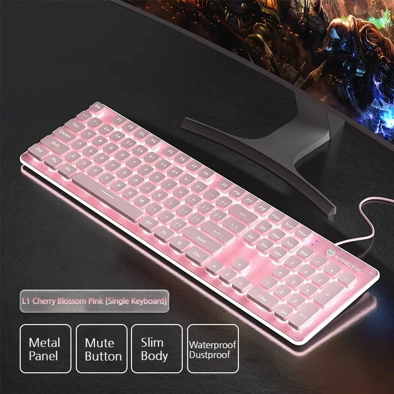 LANGTU L1 Mechanical Wired Backlit Bluetooth Keyboard for Gaming & Office - Image 6