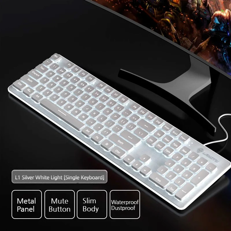 LANGTU L1 Mechanical Wired Backlit Bluetooth Keyboard for Gaming & Office - Image 7