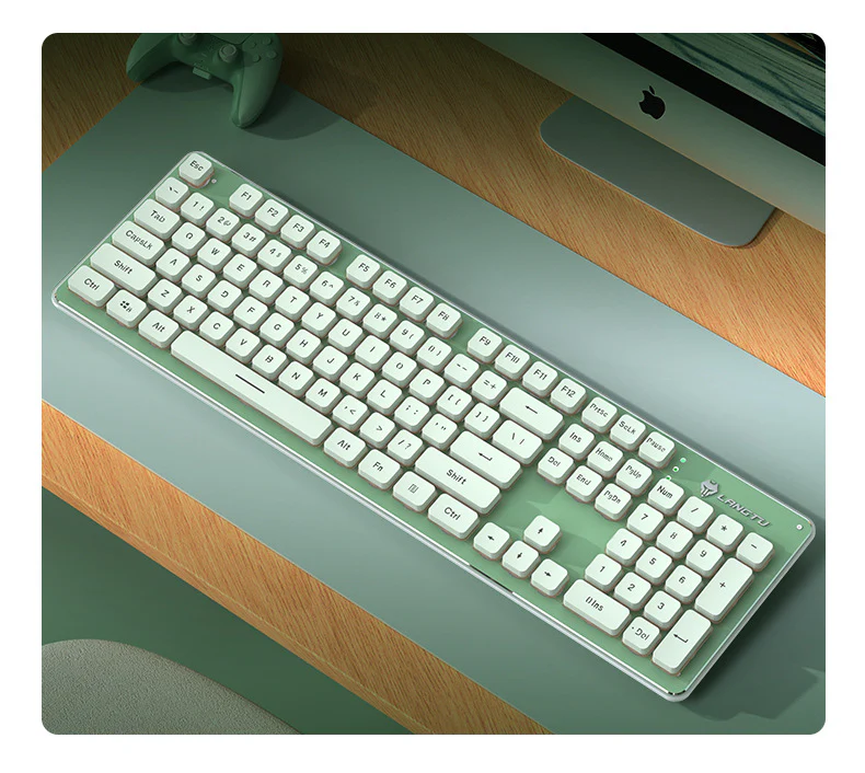 LANGTU L1 Mechanical Wired Backlit Bluetooth Keyboard for Gaming & Office - Image 8