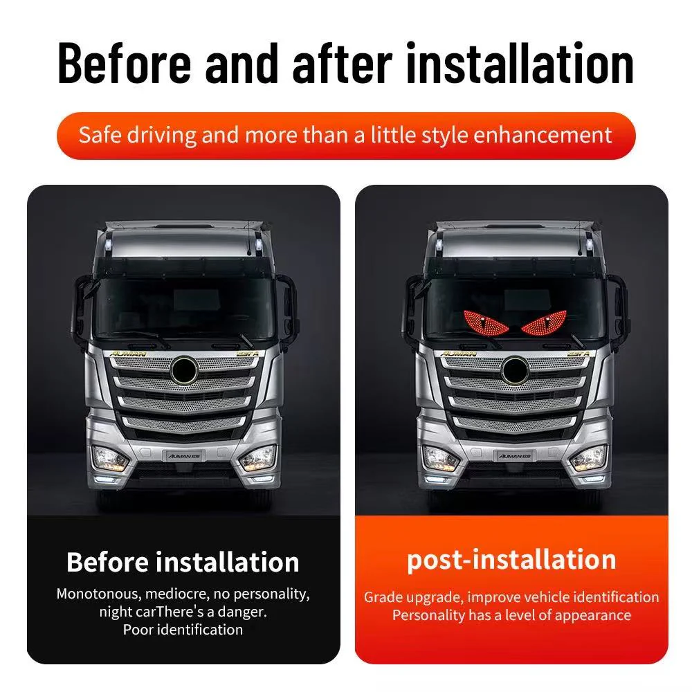 LED Demon Eye USB Wireless Car Ambient Light / Cool Car Decoration Lamp - Image 10